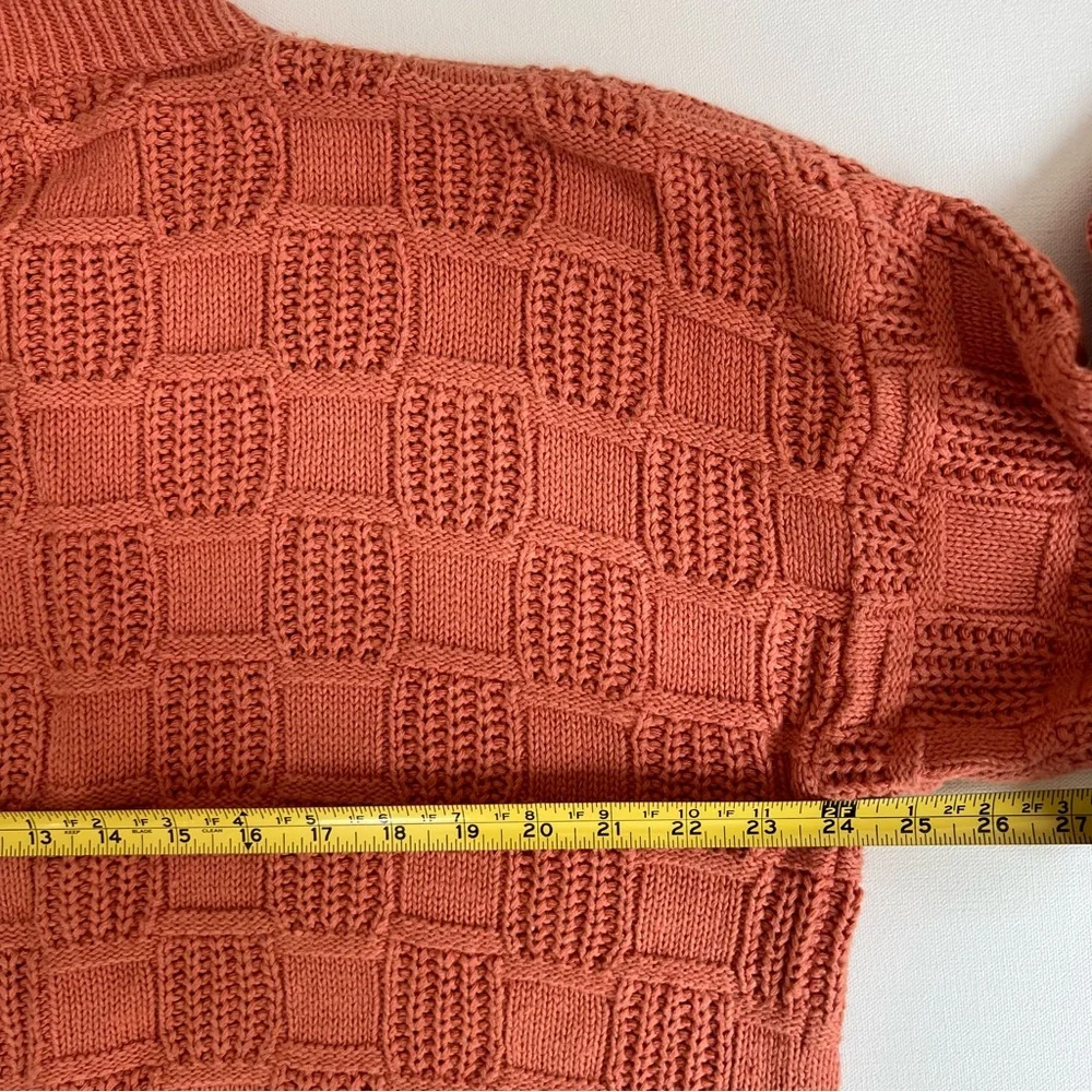 Express Women’s Orange Button-Up Knit Cardigan - Medium - Picture 9 of 10